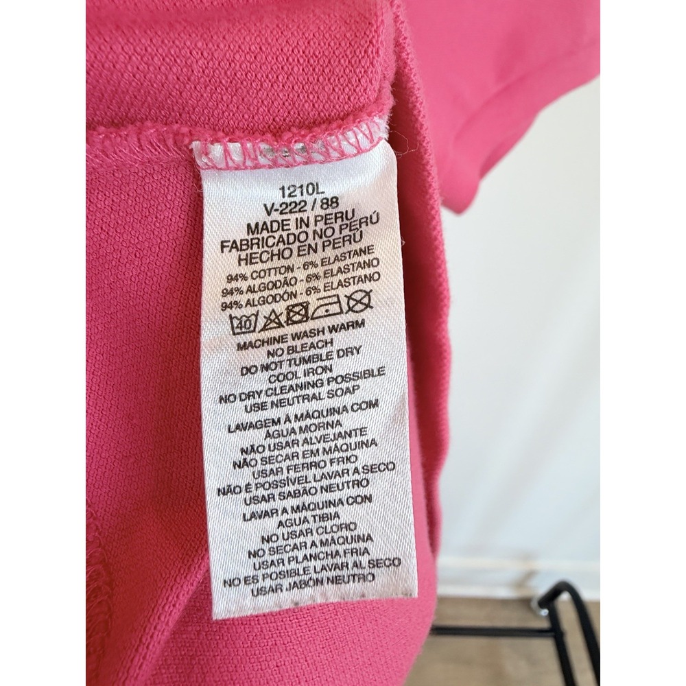 Lacoste Women’s Pink Polo Shirt - Picture 5 of 5